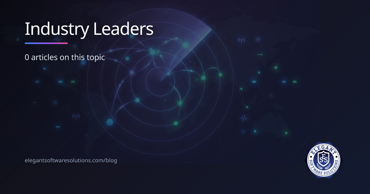 Industry Leaders | AI Insights | Elegant Software Solutions